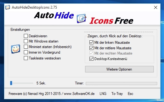AutoHideDesktopIcons 5.88 Portable