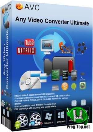Any Video Converter конвертер видеофайлов Ultimate 7.0.2