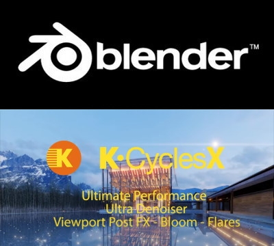 Blender K-CyclesX RTX 2021 3.0.0 Alpha Portable