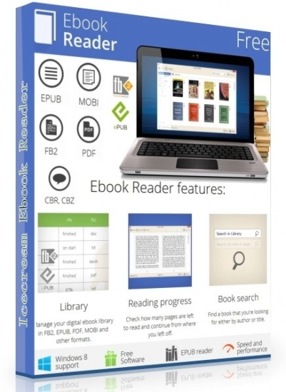 Читалка электронных книг - IceCream Ebook Reader Pro 6.25 RePack (& Portable) by TryRooM