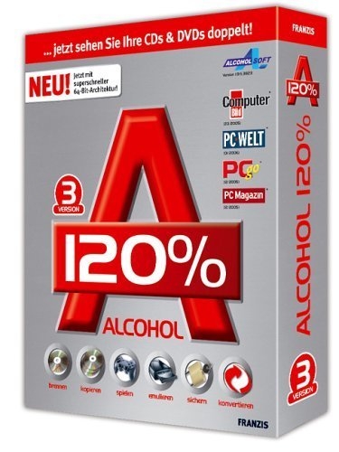 Программа для записи дисков - Alcohol 120% 2.1.1 Build 2201