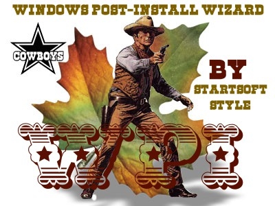 Программы с автоустановкой - Windows Post-Install Wizard by StartSoft Cowboy Style Retro 04-2020