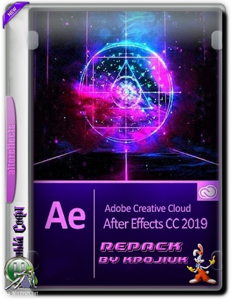 Разработка визуальных эффектов - Adobe After Effects CC 2019 16.1.2.55  RePack by KpoJIuK
