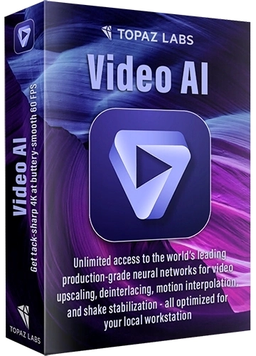 Увеличение разрешения видео Topaz Video AI 3.2.5 by elchupacabra