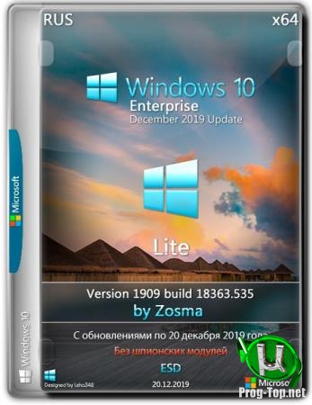 Windows 10 Enterprise x64 lite 1909 build 18363.535 by Zosma