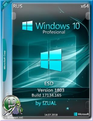 Windows_10_x64_Professional_ RS4 v.1803 With Update (17134.165)_IZUAL_14.07.18 (esd)