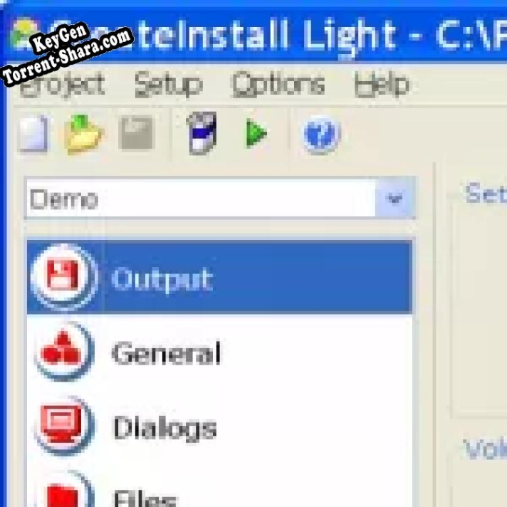Генератор ключей (keygen)  CreateInstall Light