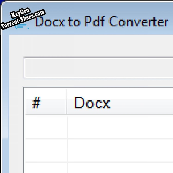Генератор ключей (keygen)  Docx to PDF Converter