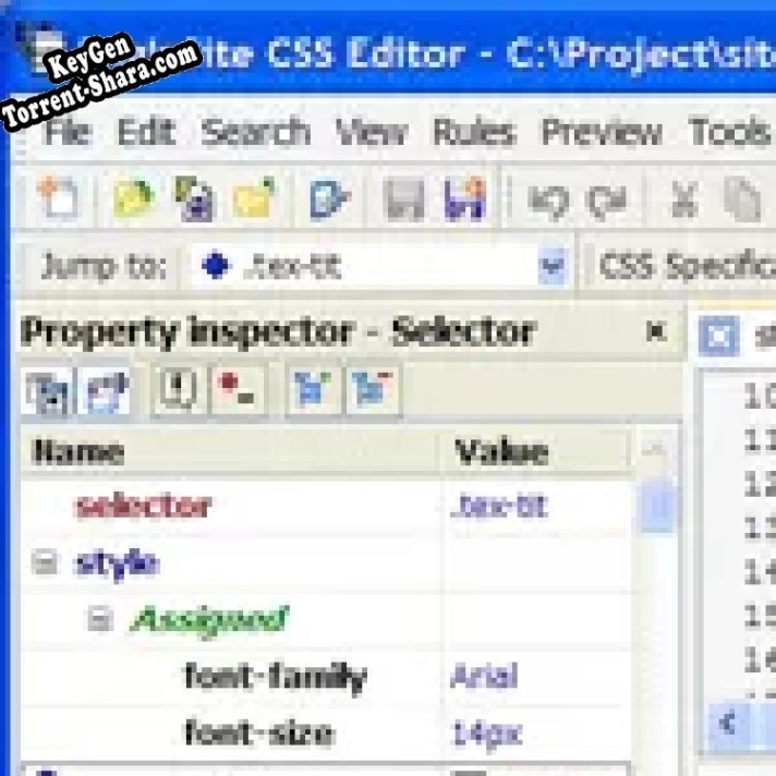 Ключ активации для EngInSite CSS Editor