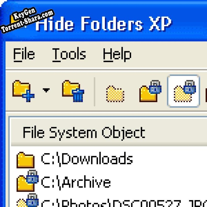 Hide Folders XP ключ активации