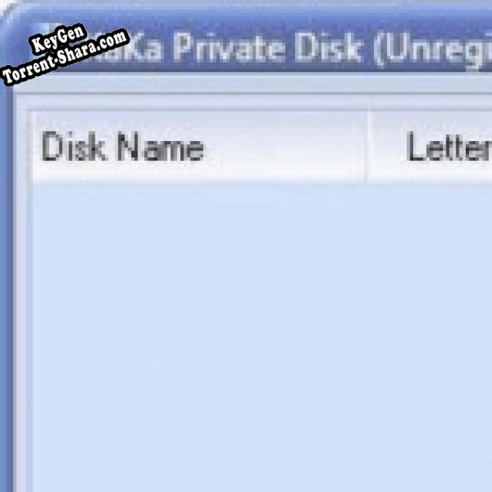 Регистрационный ключ к программе  KaKa Private Disk