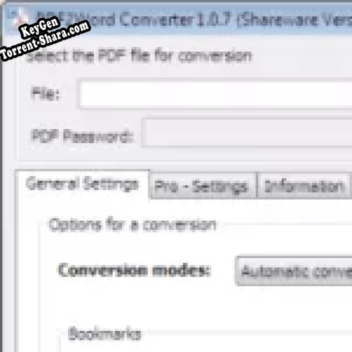 PDF to Word генератор серийного номера