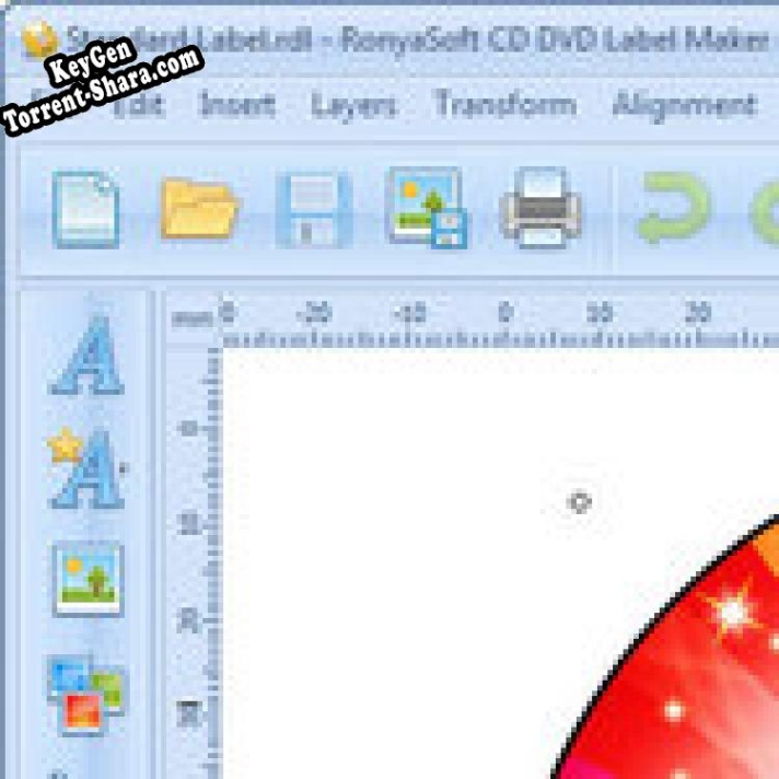 Бесплатный ключ для RonyaSoft CD DVD Label Maker