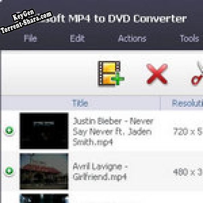 Xilisoft MP4 to DVD Converter ключ активации