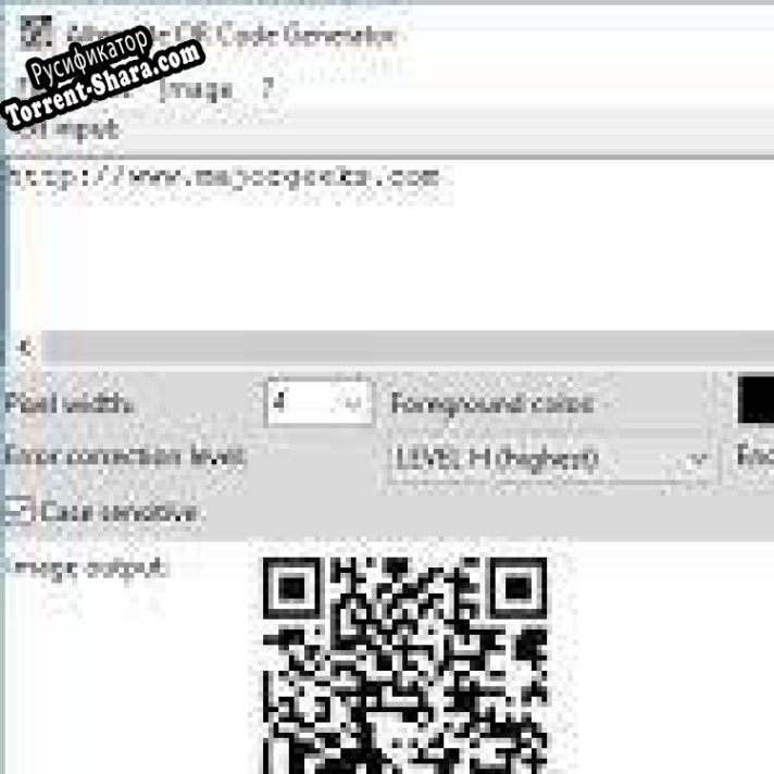 Русификатор для Alternate QR Code Generator