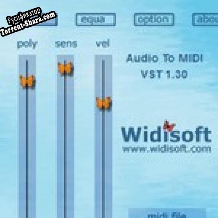 Русификатор для Audio To MIDI VST