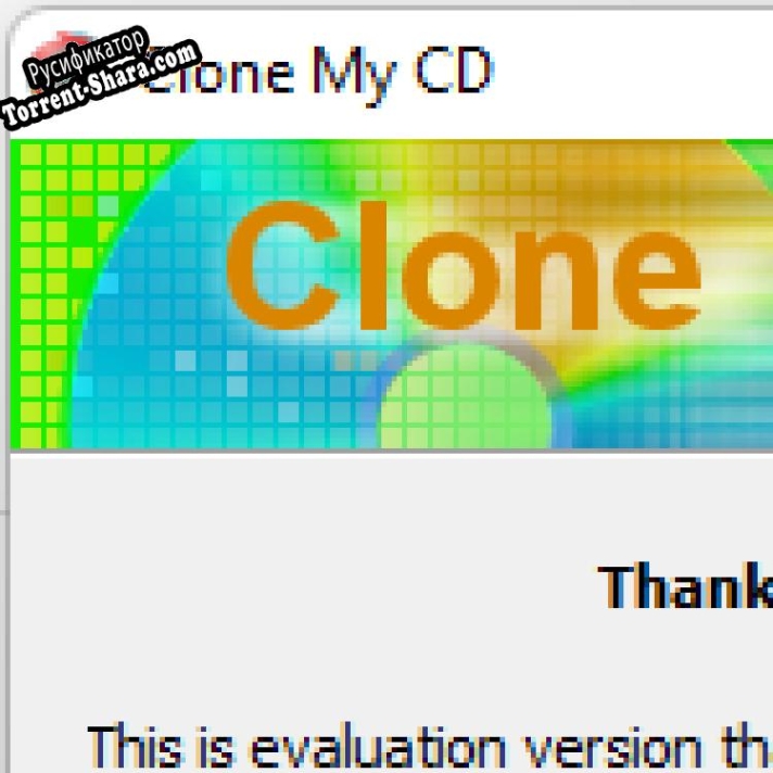 Русификатор для Clone My CD