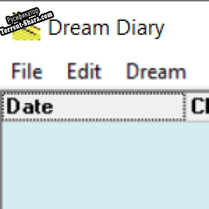 Русификатор для Dream Diary