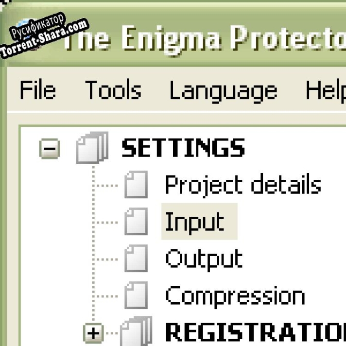 Русификатор для Enigma protector