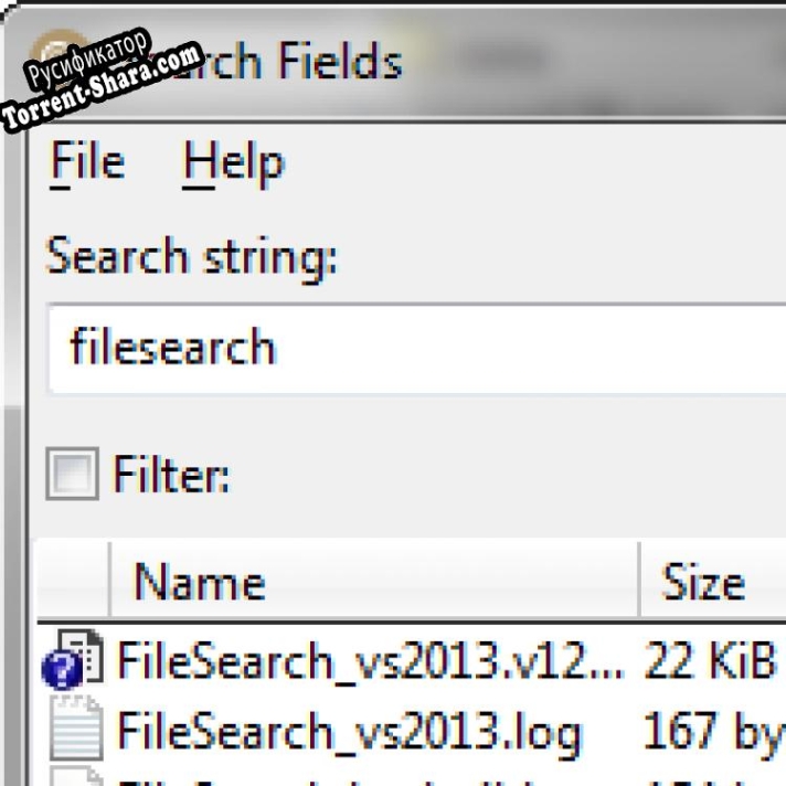 Русификатор для FileSearch