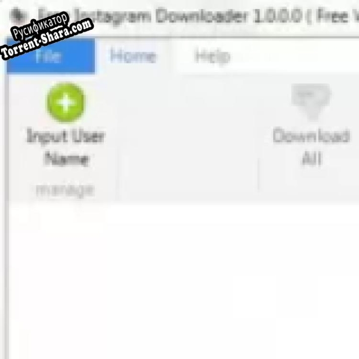 Русификатор для Free Instagram Downloader