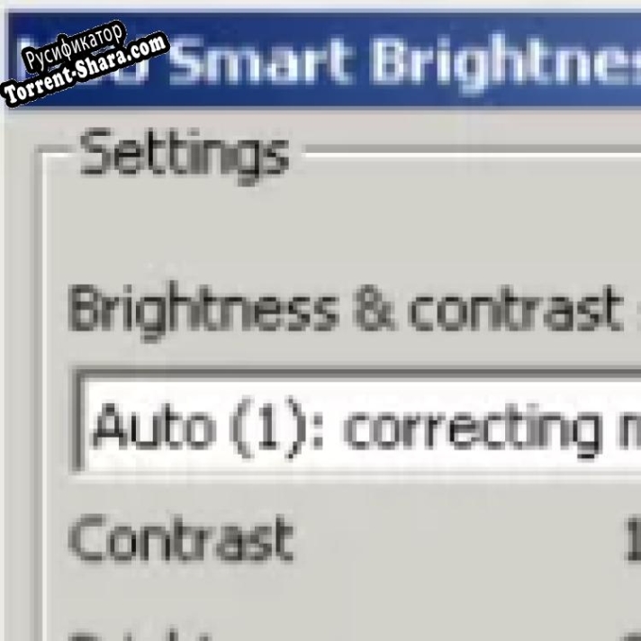 Русификатор для MSU Smart Brightness & Contrast