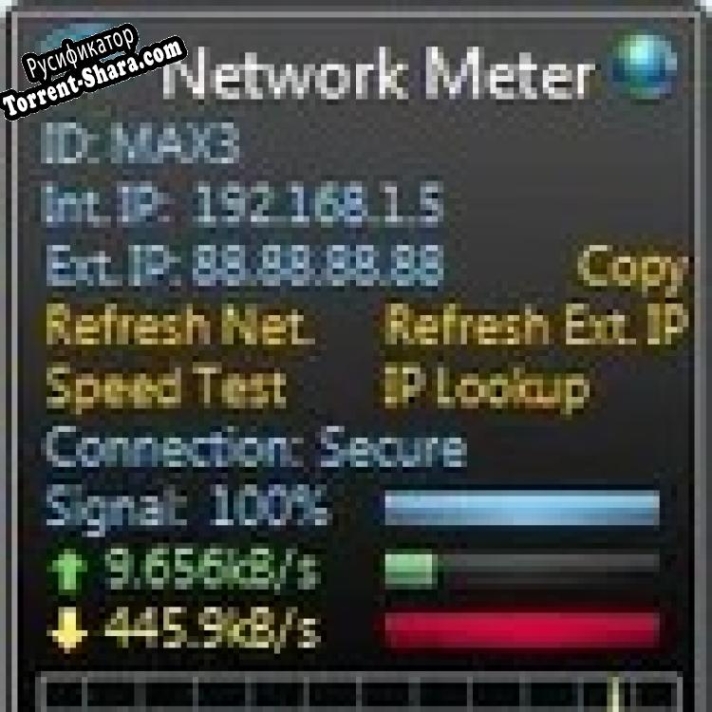 Русификатор для Network Meter