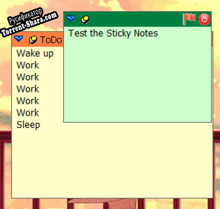 Русификатор для Sticky Notes (IV)