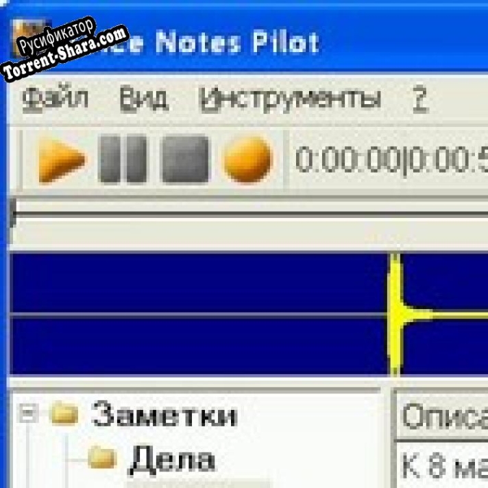 Русификатор для Voice Notes Pilot
