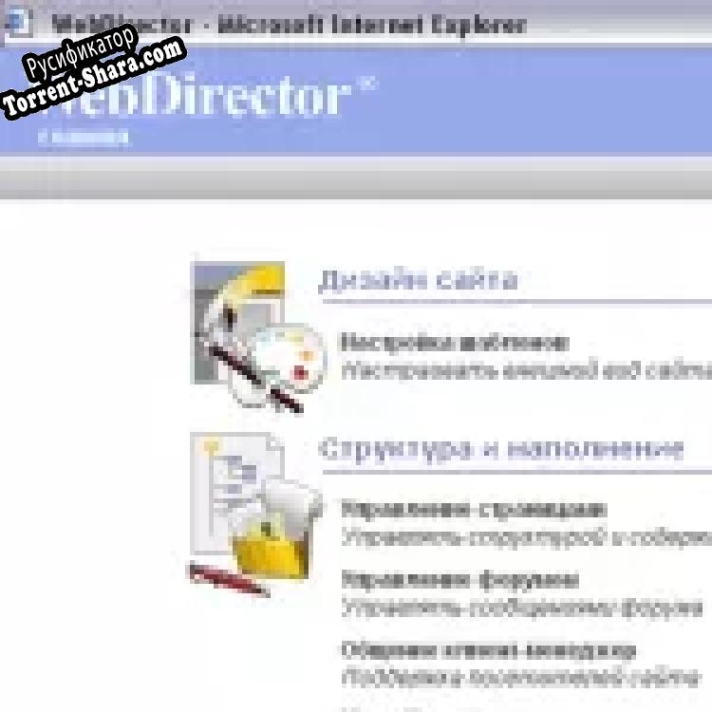 Русификатор для WebDirector