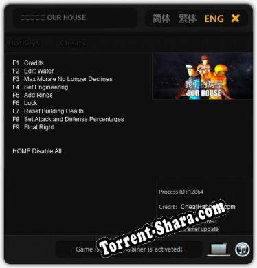 我们的房屋 OUR HOUSE: Читы, Трейнер +9 [CheatHappens.com]