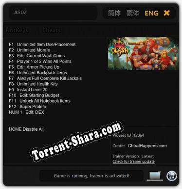 ASDZ: Читы, Трейнер +13 [CheatHappens.com]