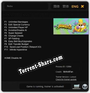 Nubs: ТРЕЙНЕР И ЧИТЫ (V1.0.48)