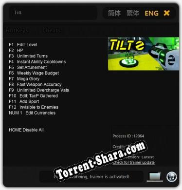 Tilt: Читы, Трейнер +13 [FLiNG]