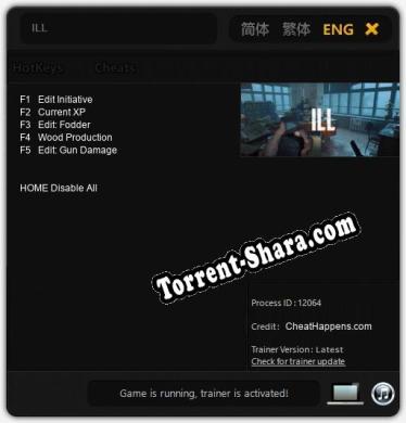 ILL: Читы, Трейнер +5 [CheatHappens.com]