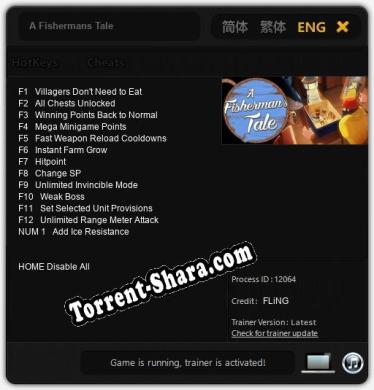 A Fishermans Tale: Трейнер +13 [v1.3]