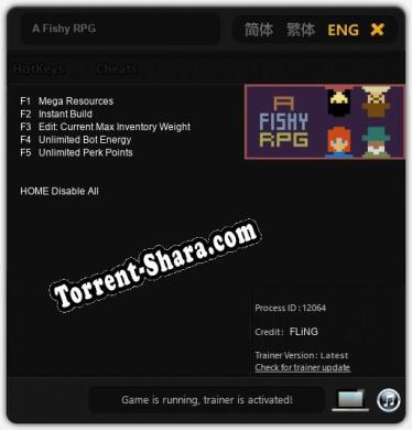 Трейнер для A Fishy RPG [v1.0.2]