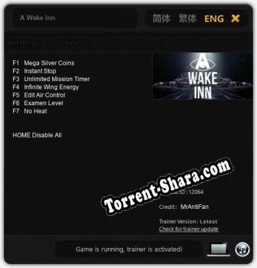 A Wake Inn: Трейнер +7 [v1.4]