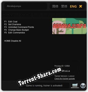 Трейнер для Abrakajumpa [v1.0.6]