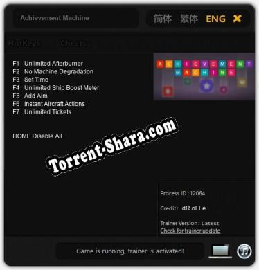 Achievement Machine: ТРЕЙНЕР И ЧИТЫ (V1.0.67)