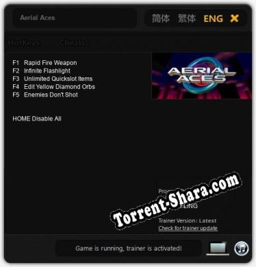 Aerial Aces: Трейнер +5 [v1.8]