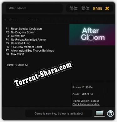 After Gloom: Читы, Трейнер +8 [dR.oLLe]