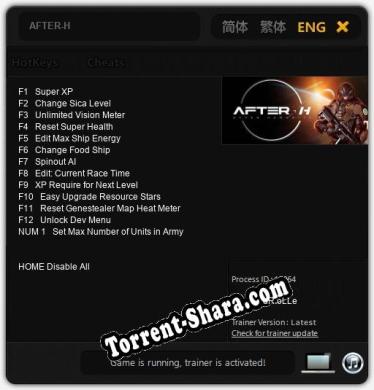 AFTER-H: Трейнер +13 [v1.9]