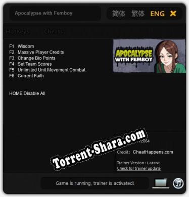 Apocalypse with Femboy: ТРЕЙНЕР И ЧИТЫ (V1.0.17)