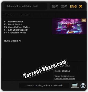 Arkanoid Eternal Battle  Battle Royale F2P Edition: Читы, Трейнер +5 [dR.oLLe]