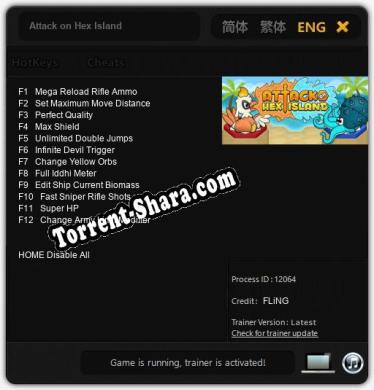 Attack on Hex Island: Трейнер +12 [v1.7]
