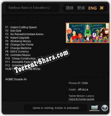 Baldinas Basis in Education Literary Grammar: Трейнер +13 [v1.5]