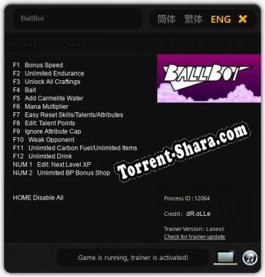 BallBoi: ТРЕЙНЕР И ЧИТЫ (V1.0.25)
