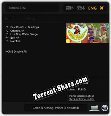 Banana Blitz: Читы, Трейнер +5 [FLiNG]