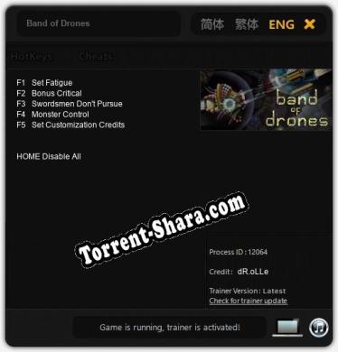 Band of Drones: Читы, Трейнер +5 [dR.oLLe]
